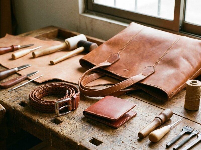 Cuero Artesanal Chileno: Bolsos, Cinturones y Más Únicos