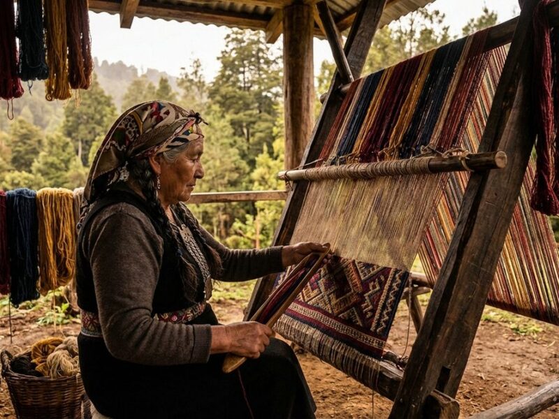 Artesanía Textil Chilena: Telares, Lanas y Tradición Mapuche