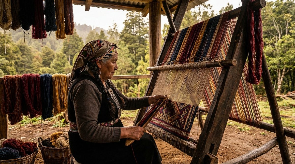 Artesanía Textil Chilena: Telares, Lanas y Tradición Mapuche