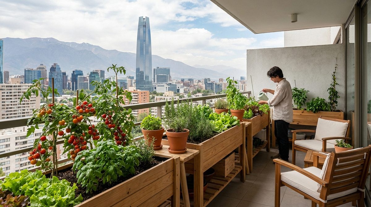 Huerto Urbano en Chile: ¡Cultiva tu Comida en Balcón o Terraza!